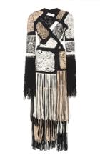 Proenza Schouler Velvet Embroidered Dress