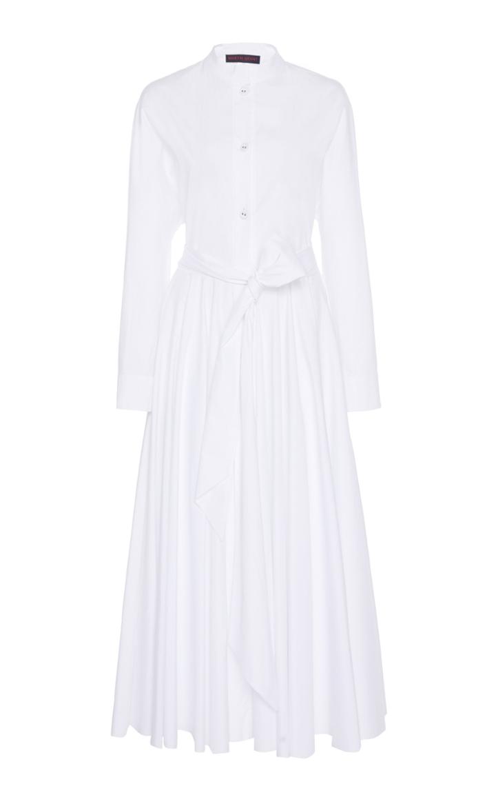 Martin Grant Poplin Shirt Dress With Circle Skirt