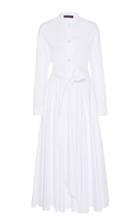 Martin Grant Poplin Shirt Dress With Circle Skirt