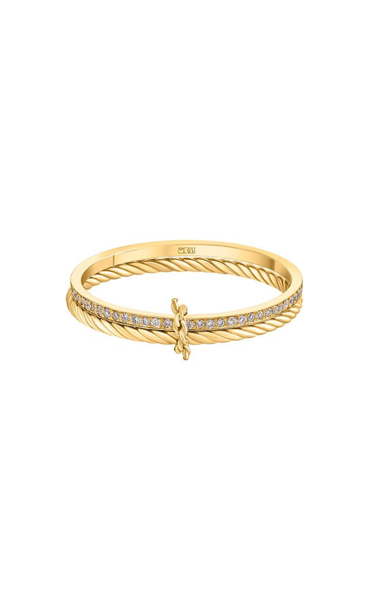 Mks Jewellery Keepsakes Tied Together 18k Yellow Gold Diamond Ring