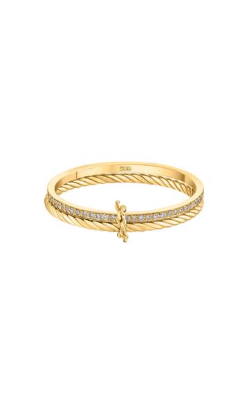 Mks Jewellery Keepsakes Tied Together 18k Yellow Gold Diamond Ring