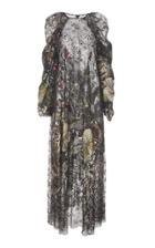 Biyan Rusina Embroidered Silk-blend Coat