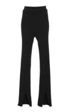 Courrges Cotton And Cashmere-blent Pants