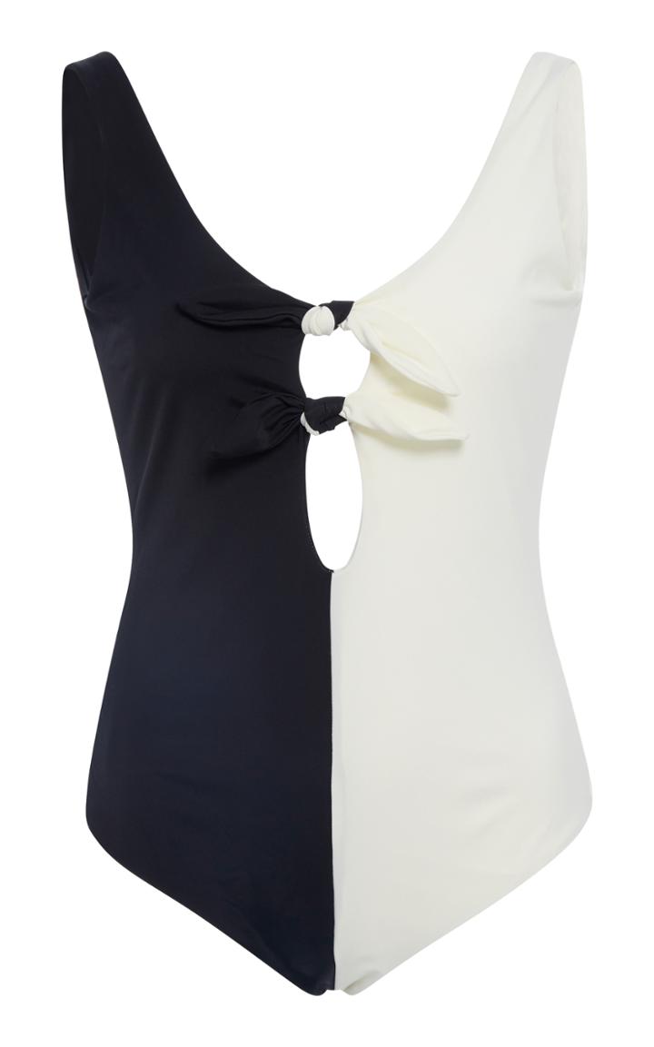 Mara Hoffman Maven Two Tone Maillot