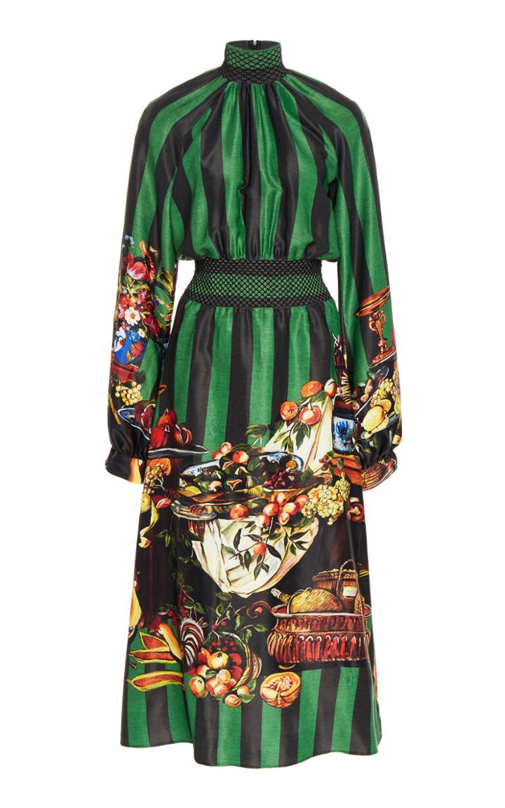 Stella Jean Scenic Printed Midi Dress