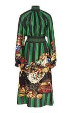 Stella Jean Scenic Printed Midi Dress