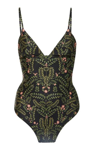 Agua By Agua Bendita Azafran Printed Swimsuit