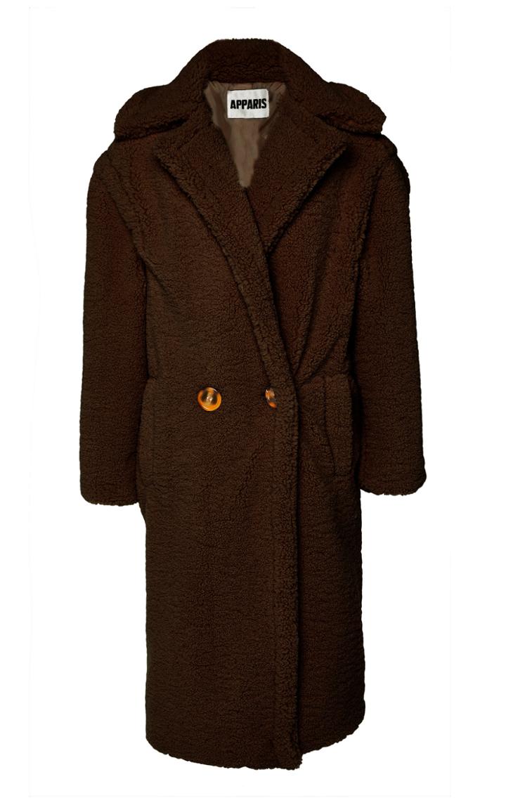 Apparis Daryna Faux Shearling Coat Size: Xs