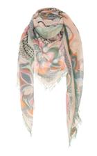 Emilio Pucci Polka Dot Printed Silk Twill Shawl