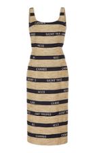 Christian Siriano Raffia Getaway Dress