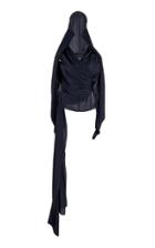 Moda Operandi Jw Anderson Hooded Crepe De Chine Top Size: 8