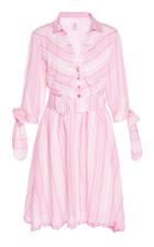 Gl Hrgel Striped Belted Mini Dress