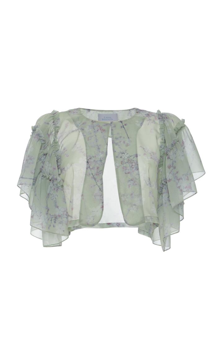 Luisa Beccaria Georgette Printed Bolero