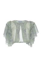 Luisa Beccaria Georgette Printed Bolero