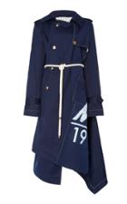 Monse Twisted Canvas Cotton Trench
