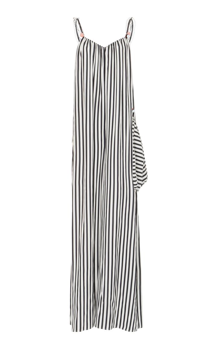 Kalyah Striped Silk Jumpsuit