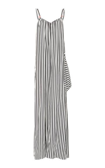 Kalyah Striped Silk Jumpsuit