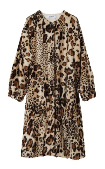 Rodebjer Leo Cheetah-print Faux-fur Coat