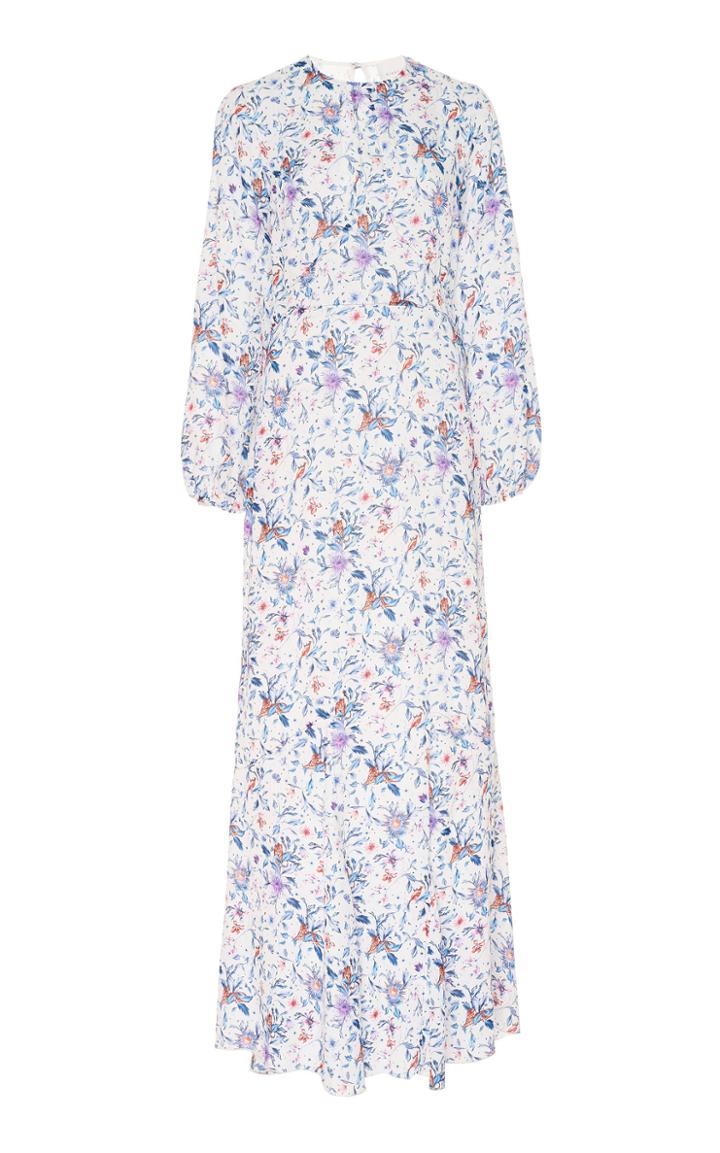 Fleur Du Mal Mermaid Silk Maxi Dress