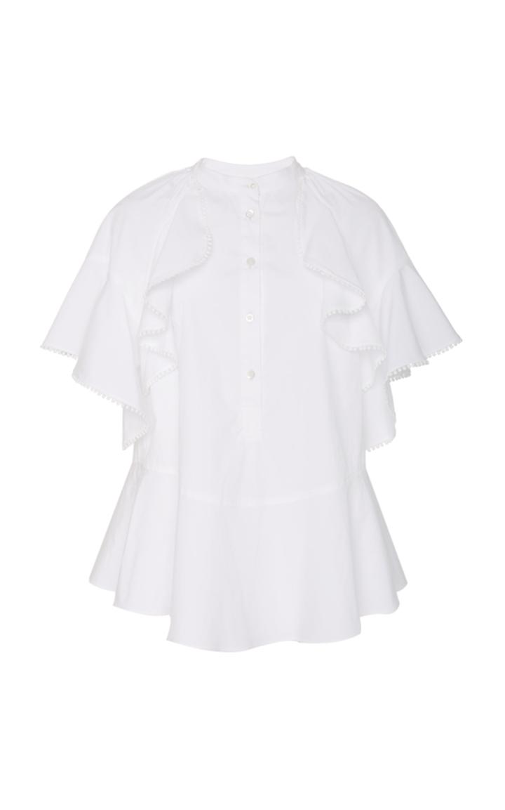 Oscar De La Renta Ruffled Blouse