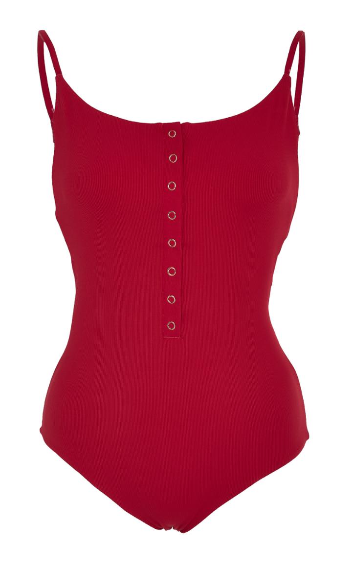 Tori Praver Lulu Snap Front One Piece