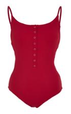 Tori Praver Lulu Snap Front One Piece
