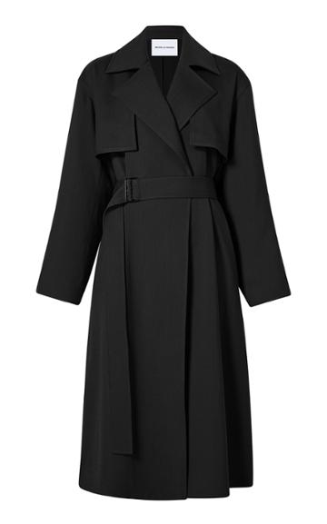 Michelle Waugh Carina Belted Gabardine Trench