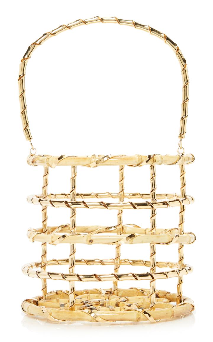 Rosantica Julian Brass And Bamboo Bag