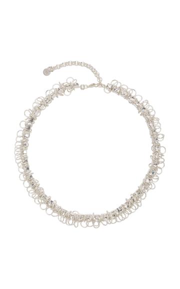 Moutton Collet X Project Gold-plated, Silver And Crystal Necklace