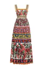 Dolce & Gabbana Pleated Maxi Dress