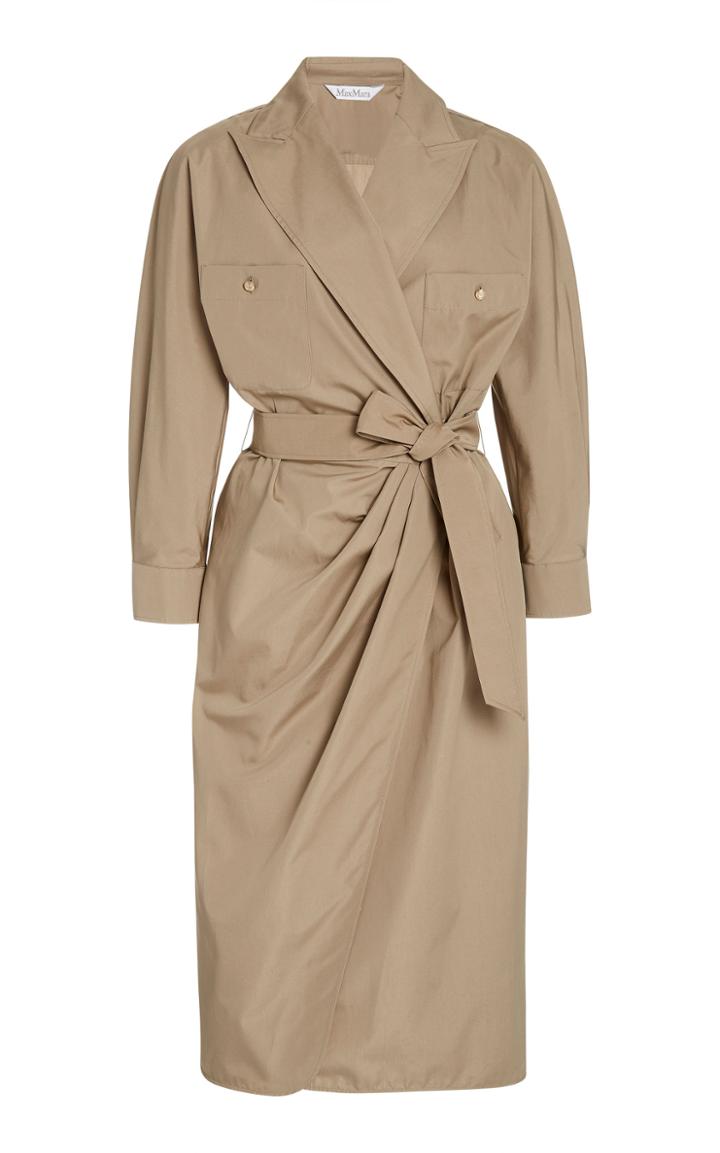 Max Mara Calia Cotton-gabardine Dress