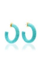 Rebecca De Ravenel Mini Cord Hoop Earrings