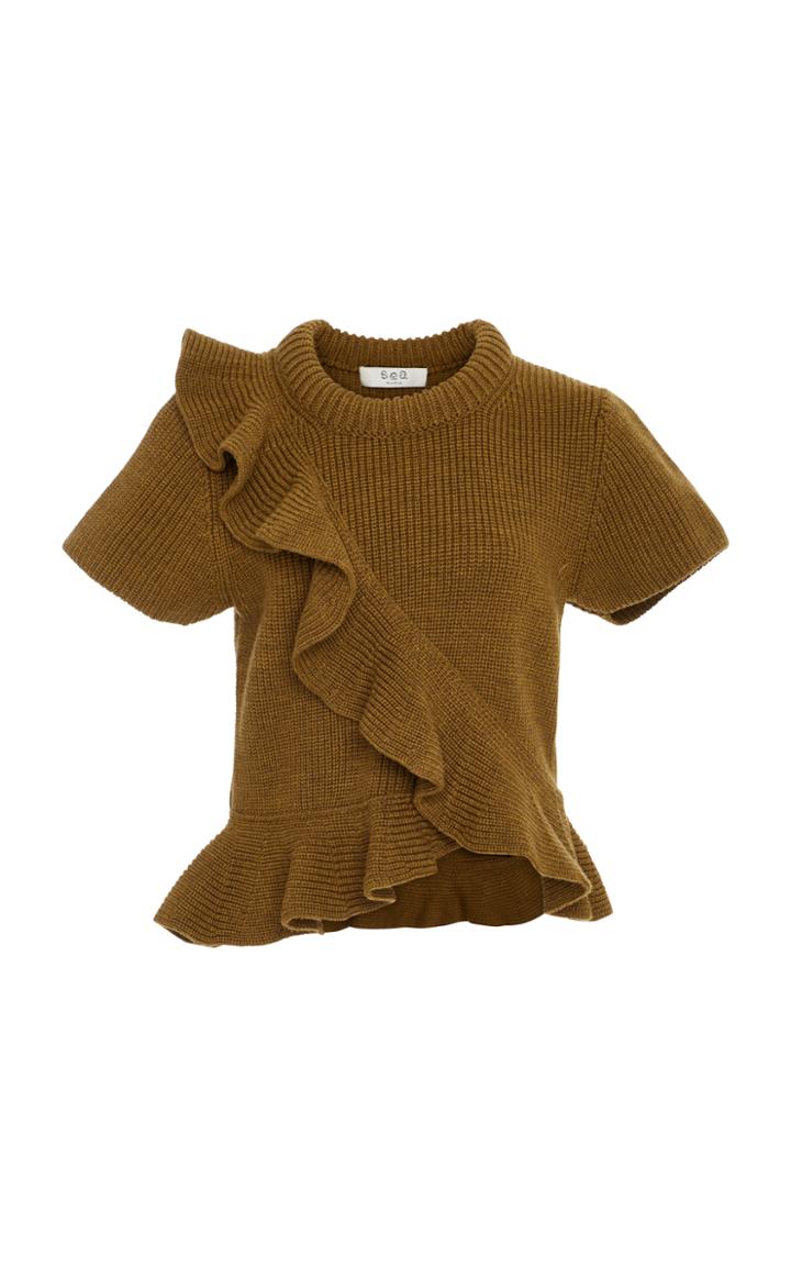 Sea Ruffle Sweater