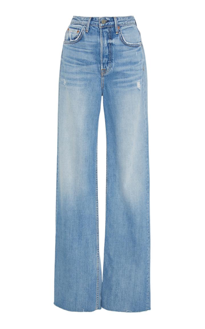 Grlfrnd Denim Carla Super High-rise Bell Jeans