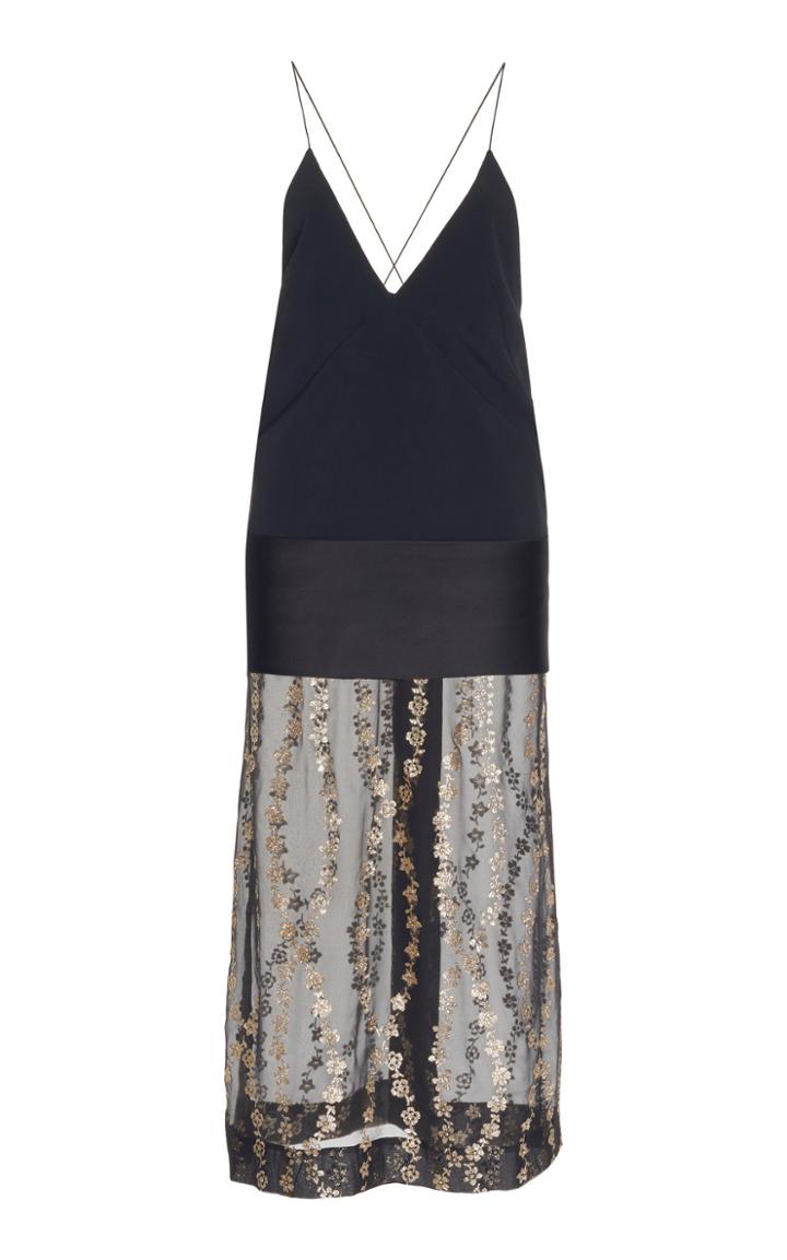 Haider Ackermann Floral Silk Camisole Dress