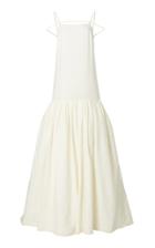 Moda Operandi Jacquemus Amour Tie-detailed Tiered Linen Gown