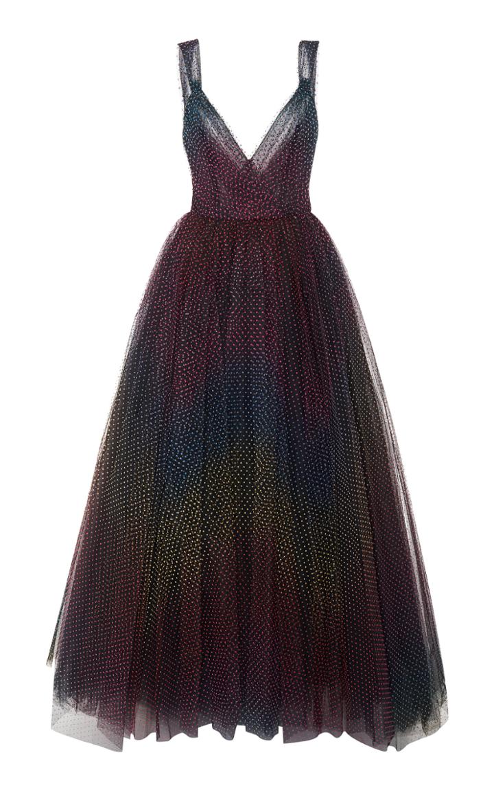 Monique Lhuillier Gathered Bodice Gown With Full Ball Skirt