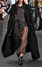 Maison Margiela Cutout Detail Wool Cape Jacket