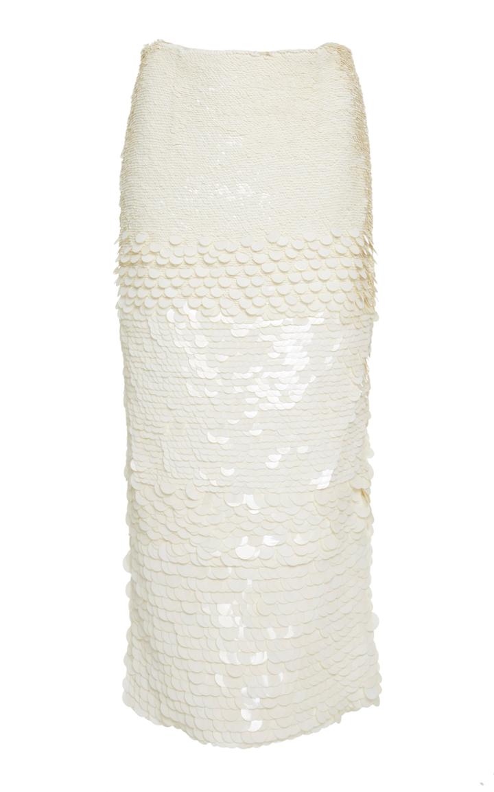Sally Lapointe Degrade Sequin Pencil Skirt
