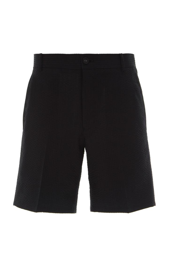 Thom Browne Tailored Engineered Wool Shorts