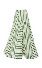 Rosie Assoulin Wool-blend Godet Skirt