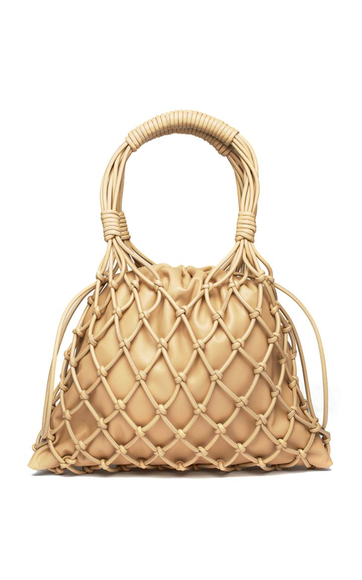 Moda Operandi Nanushka Naiya Macrame Vegan Leather Shoulder Bag
