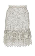 Frederick Anderson Lace Ruffle Skirt