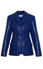 Moda Operandi Aleksandre Akhalkatsishvili Bar Vinyl Tapered Blazer Size: Xs