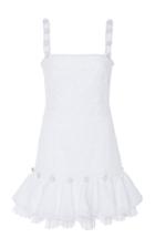 Alexis Richmond Dropwaist Cotton-blend Mini Dress