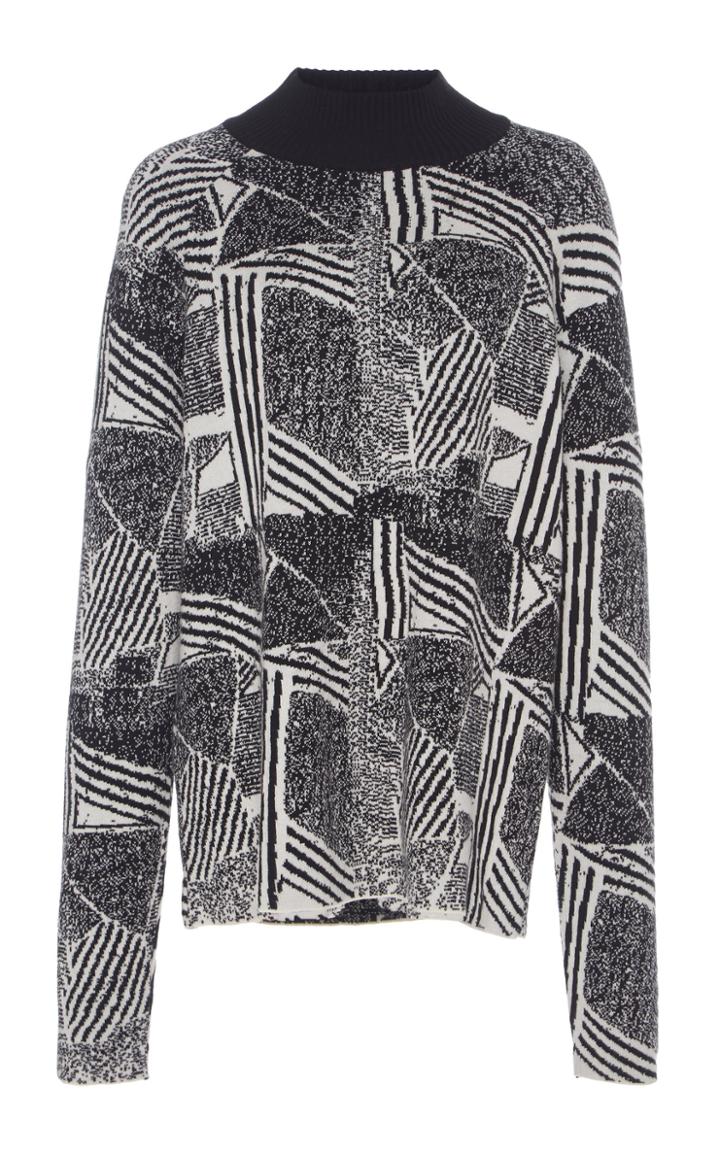 Rahul Mishra Farfar Knit Mock Neck Top