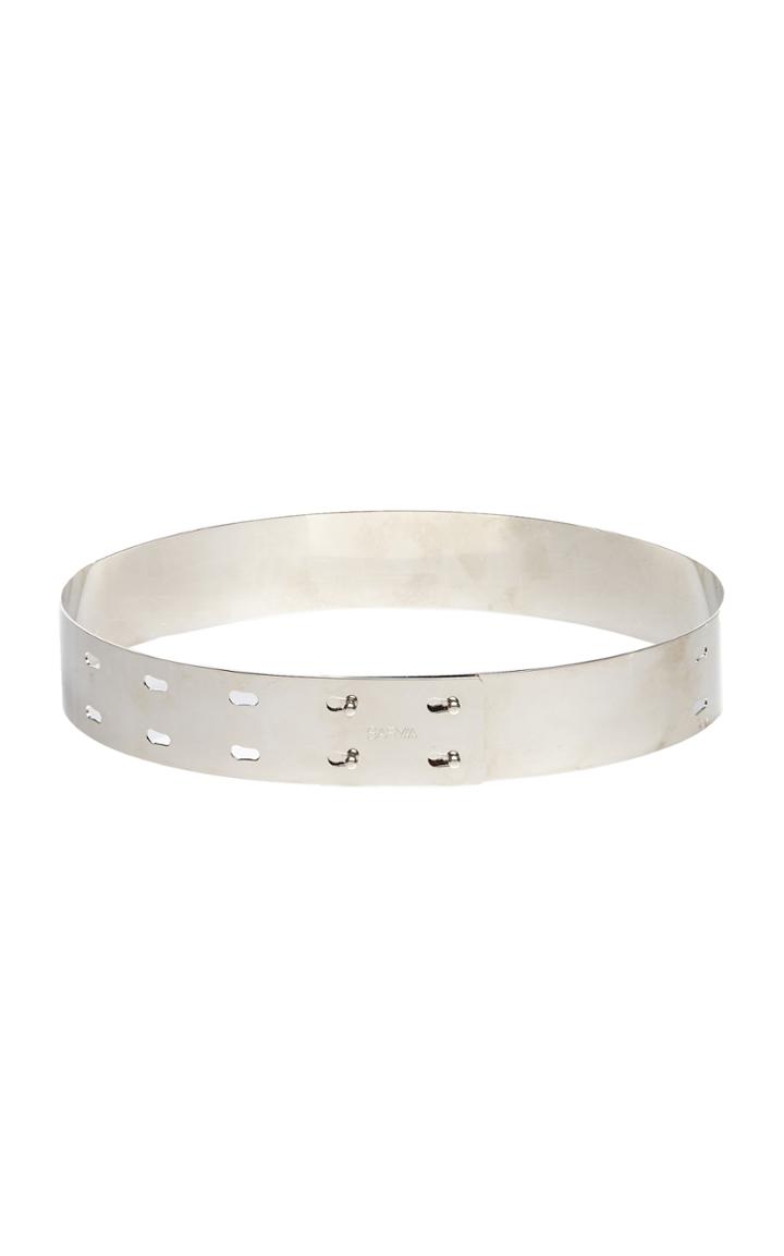 Safiyaa Metal Structured Belt