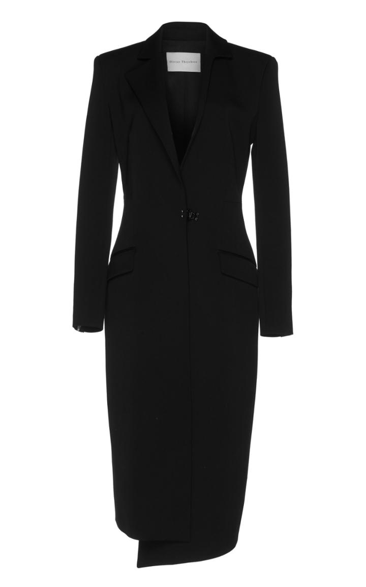 Olivier Theyskens Tailored Wool Silk Coat