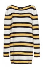 Alanui Striped Cotton Knit Mini Dress