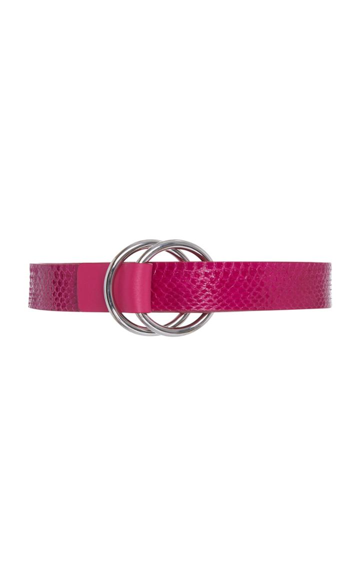 Carolina Herrera Double Wrap Snakeskin-leather Belt
